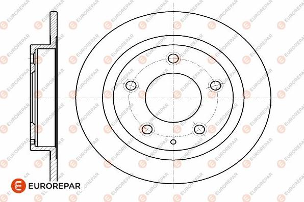 EUROREPAR 1642770480 - Disque de frein cwaw.fr