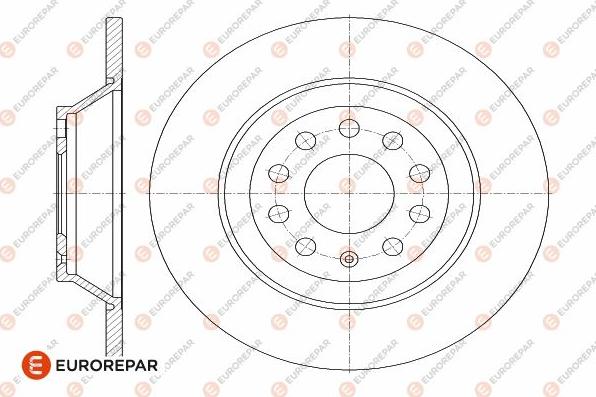 EUROREPAR 1642770680 - Disque de frein cwaw.fr