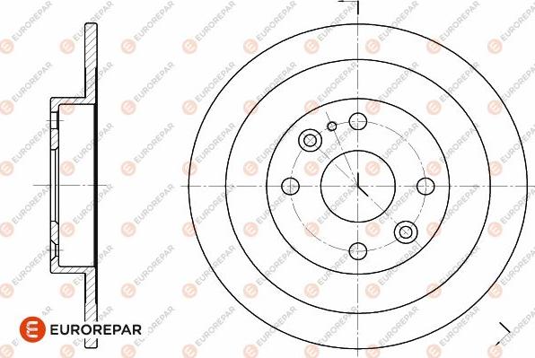 EUROREPAR 1642770880 - Disque de frein cwaw.fr