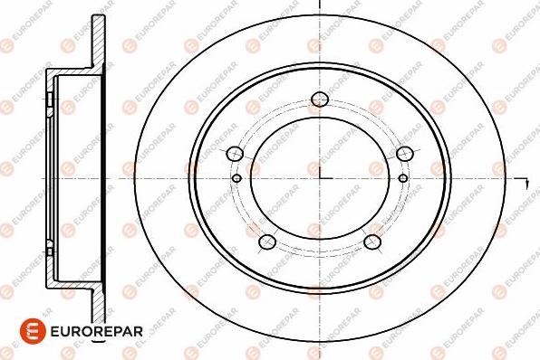 EUROREPAR 1642770780 - Disque de frein cwaw.fr