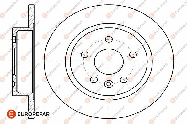 EUROREPAR 1642773780 - Disque de frein cwaw.fr