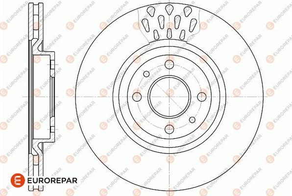 EUROREPAR 1667859680 - Disque de frein cwaw.fr