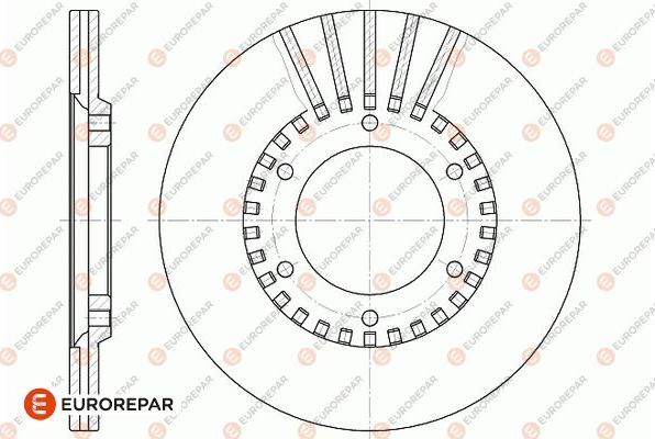 EUROREPAR 1667859380 - Disque de frein cwaw.fr