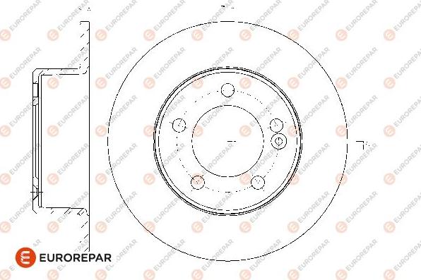 EUROREPAR 1667855080 - Disque de frein cwaw.fr