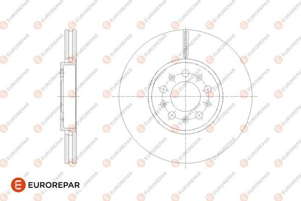 EUROREPAR 1667855380 - Disque de frein cwaw.fr