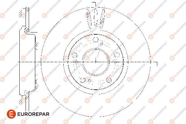 EUROREPAR 1667856980 - Disque de frein cwaw.fr