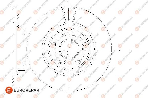 EUROREPAR 1667850680 - Disque de frein cwaw.fr