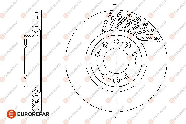 EUROREPAR 1667851280 - Disque de frein cwaw.fr