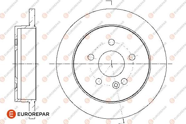 EUROREPAR 1667851780 - Disque de frein cwaw.fr