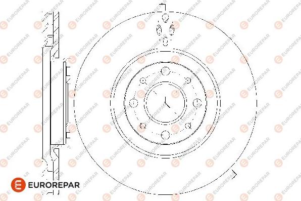 EUROREPAR 1667858380 - Disque de frein cwaw.fr