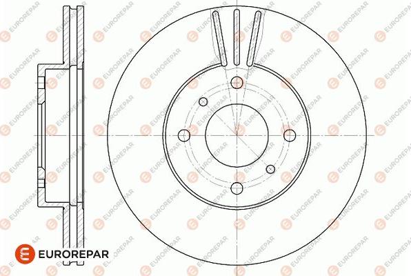 EUROREPAR 1667858280 - Disque de frein cwaw.fr