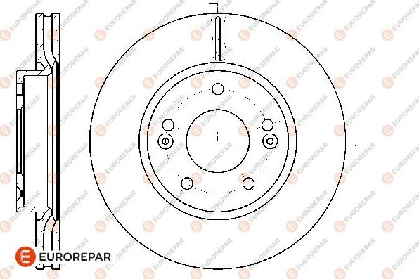 EUROREPAR 1667853680 - Disque de frein cwaw.fr