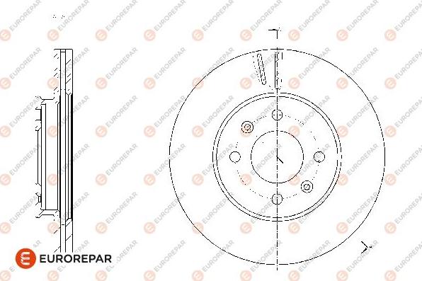 EUROREPAR 1667869280 - Disque de frein cwaw.fr