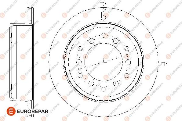 EUROREPAR 1667865580 - Disque de frein cwaw.fr