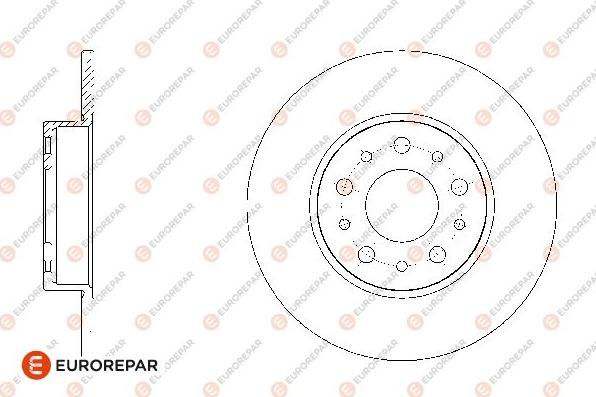 EUROREPAR 1667866480 - Disque de frein cwaw.fr