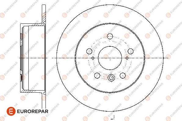 EUROREPAR 1667866180 - Disque de frein cwaw.fr