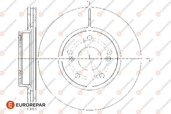 EUROREPAR 1667860980 - Disque de frein cwaw.fr