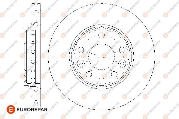 EUROREPAR 1667860480 - Disque de frein cwaw.fr