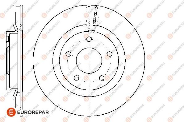 EUROREPAR 1667860380 - Disque de frein cwaw.fr