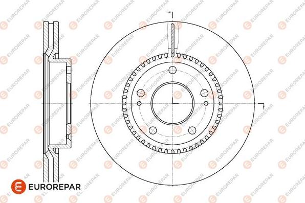 EUROREPAR 1667860280 - Disque de frein cwaw.fr