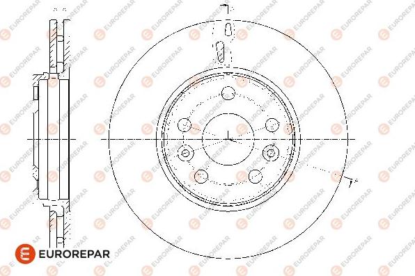 EUROREPAR 1667861780 - Disque de frein cwaw.fr