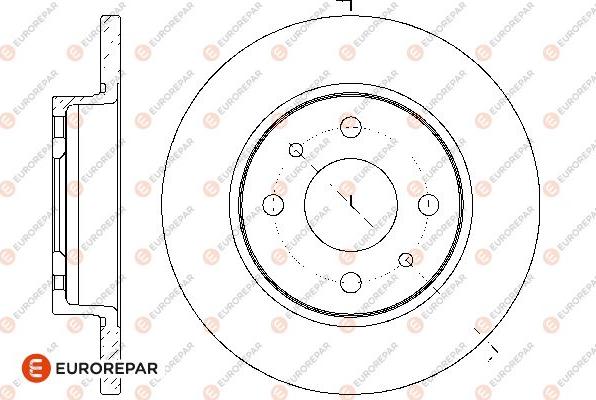 EUROREPAR 1667863180 - Disque de frein cwaw.fr