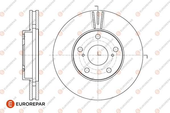 EUROREPAR 1667867580 - Disque de frein cwaw.fr