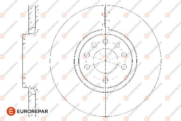 EUROREPAR 1667867180 - Disque de frein cwaw.fr