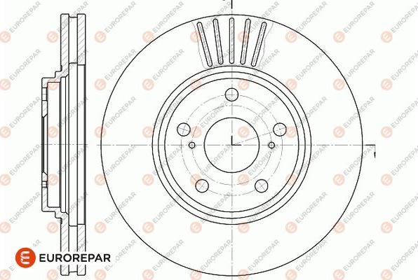 EUROREPAR 1667867780 - Disque de frein cwaw.fr