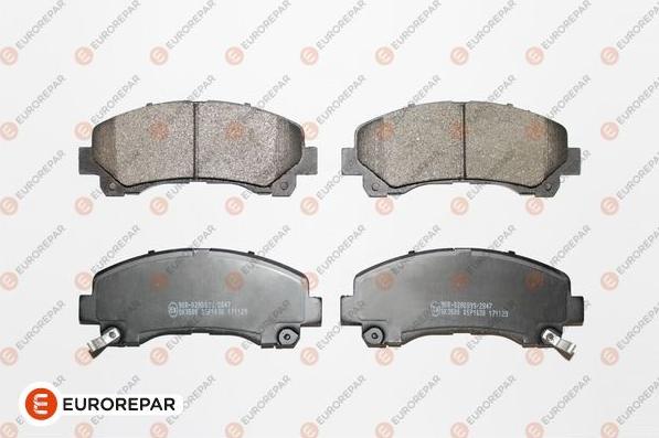 EUROREPAR 1667815780 - Kit de plaquettes de frein, frein à disque cwaw.fr