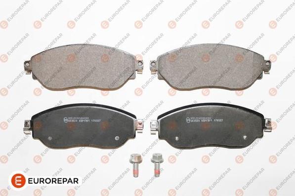 EUROREPAR 1667816980 - Kit de plaquettes de frein, frein à disque cwaw.fr