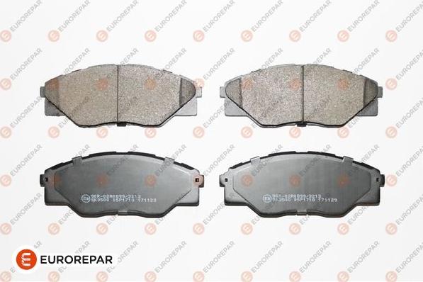 EUROREPAR 1667813880 - Kit de plaquettes de frein, frein à disque cwaw.fr