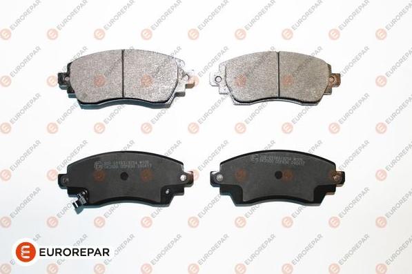 EUROREPAR 1667812380 - Kit de plaquettes de frein, frein à disque cwaw.fr