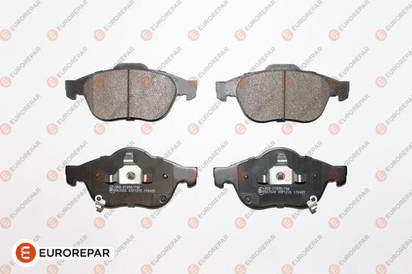 EUROREPAR 1667812280 - Kit de plaquettes de frein, frein à disque cwaw.fr