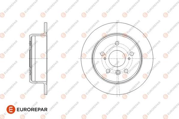 EUROREPAR 1667870480 - Disque de frein cwaw.fr