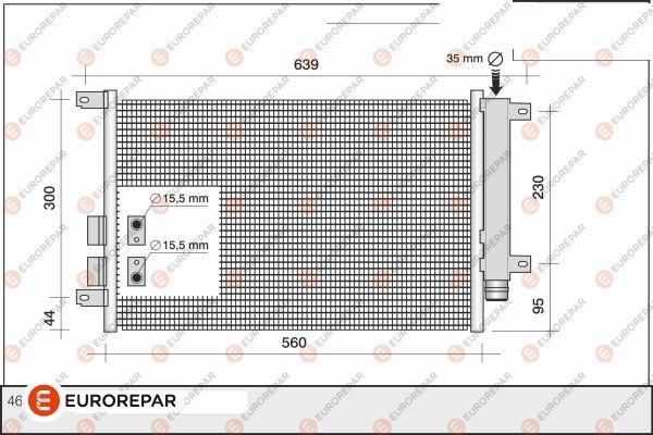 EUROREPAR 1609637980 - Condensateur, climatisation cwaw.fr