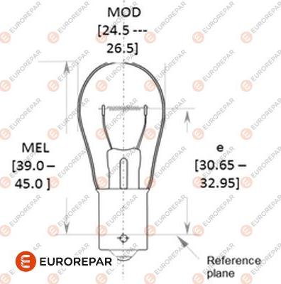 EUROREPAR 1616431280 - Ampoule, feu clignotant cwaw.fr