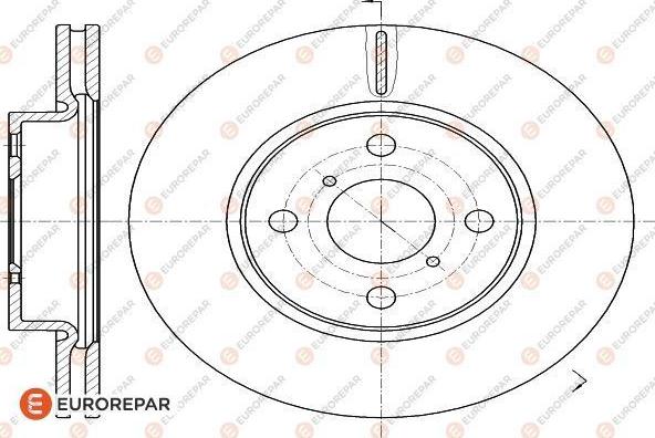 EUROREPAR 1618890180 - Disque de frein cwaw.fr