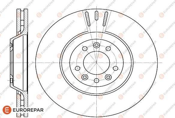 EUROREPAR 1618864680 - Disque de frein cwaw.fr