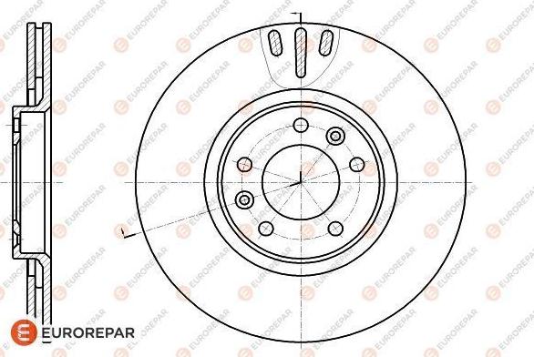 EUROREPAR 1618864180 - Disque de frein cwaw.fr