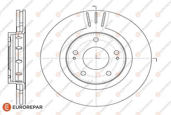 EUROREPAR 1618865480 - Disque de frein cwaw.fr