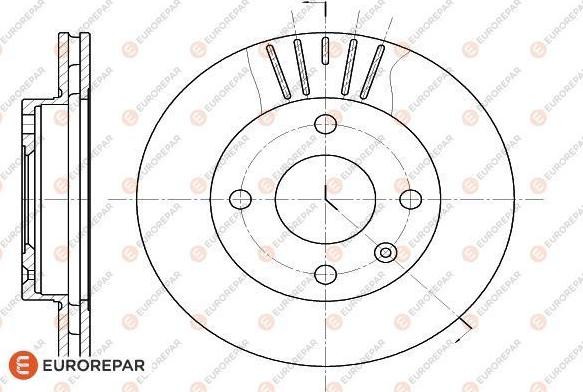 EUROREPAR 1618866780 - Disque de frein cwaw.fr