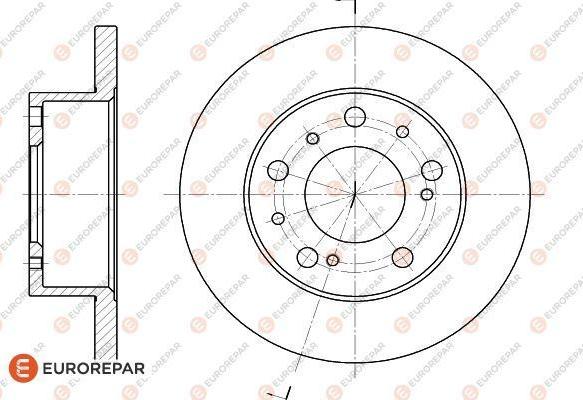 EUROREPAR 1618860580 - Disque de frein cwaw.fr