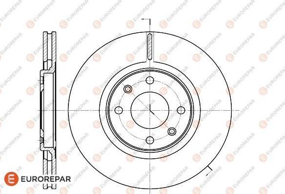 EUROREPAR 1618860180 - Disque de frein cwaw.fr