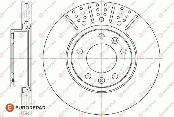 EUROREPAR 1618860280 - Disque de frein cwaw.fr