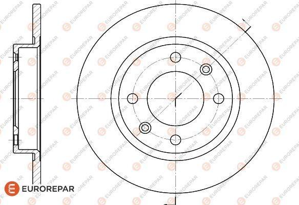 EUROREPAR 1618861580 - Disque de frein cwaw.fr