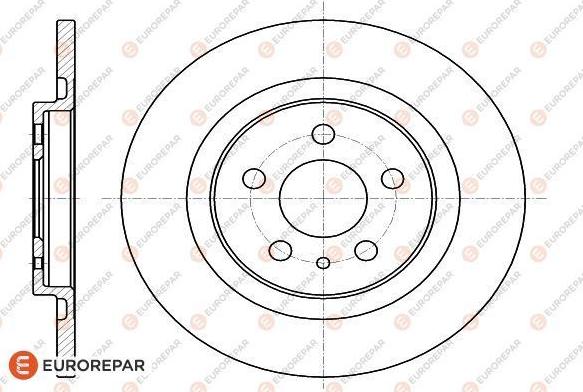 EUROREPAR 1618861780 - Disque de frein cwaw.fr