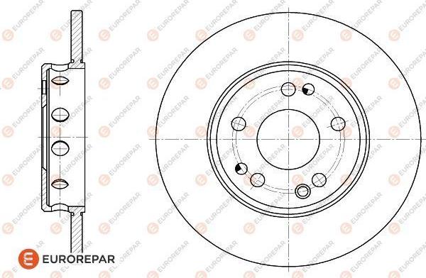 EUROREPAR 1618868180 - Disque de frein cwaw.fr