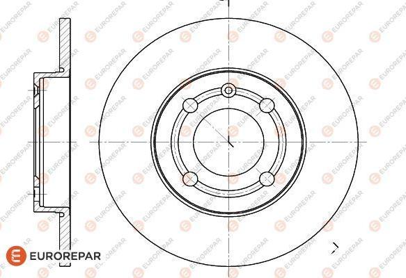 EUROREPAR 1618868880 - Disque de frein cwaw.fr