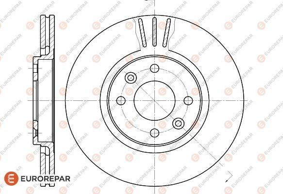 Delphi BG2456 - Disque de frein cwaw.fr